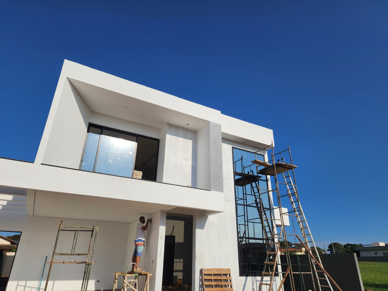 Fachada de casa reformada